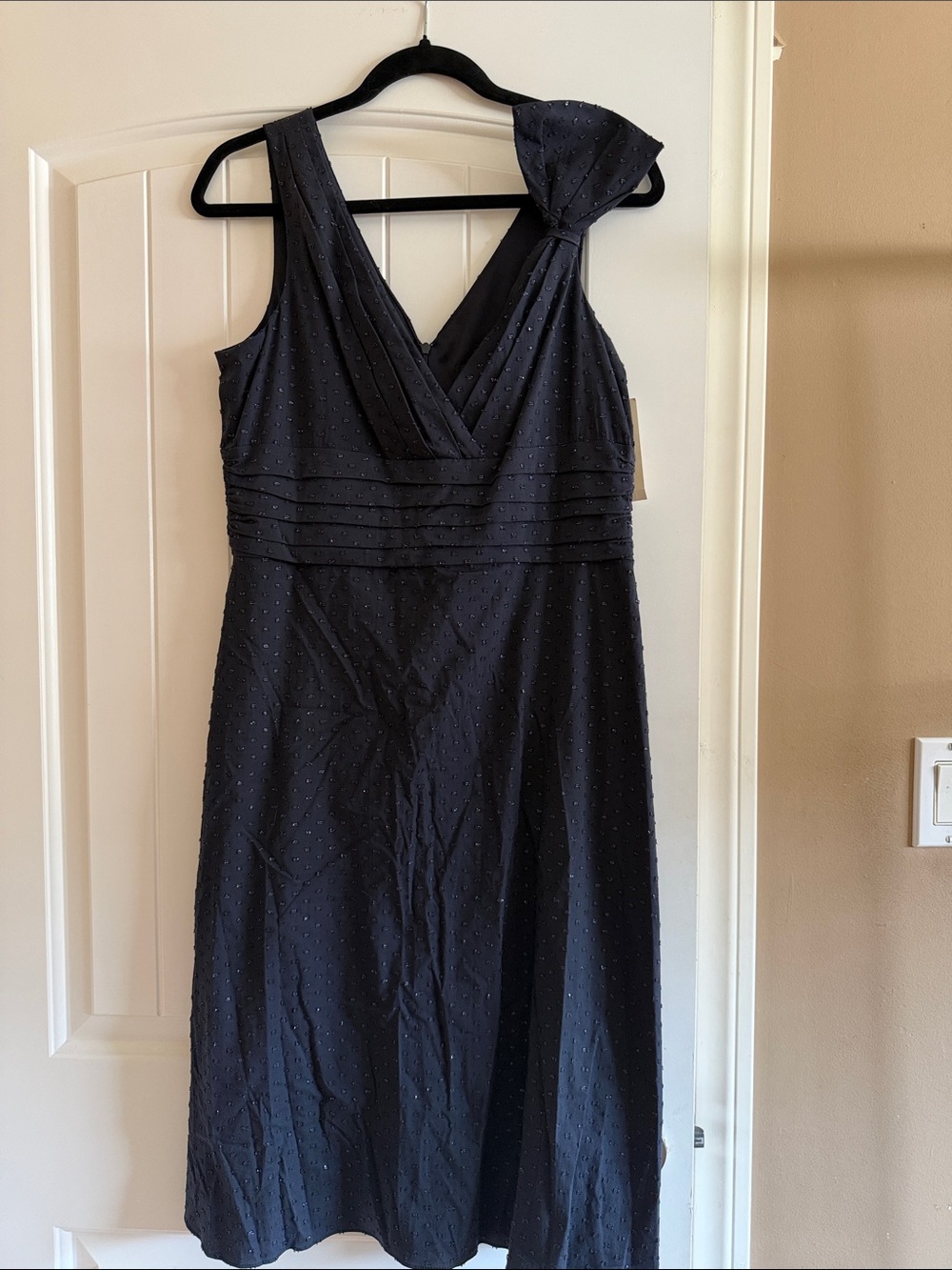 NWT David Meister Dark Navy Evening Dress.